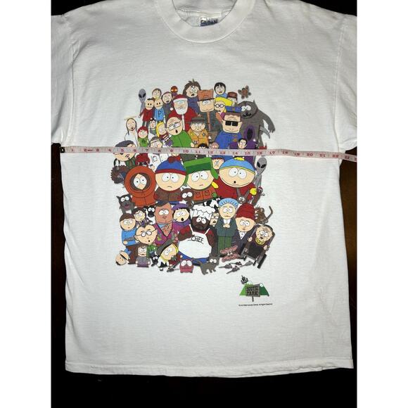 Vintage 1998 Comedy Central South Park Characters Short Sleeve T-Shirt Size XL - Picture 4 of 16